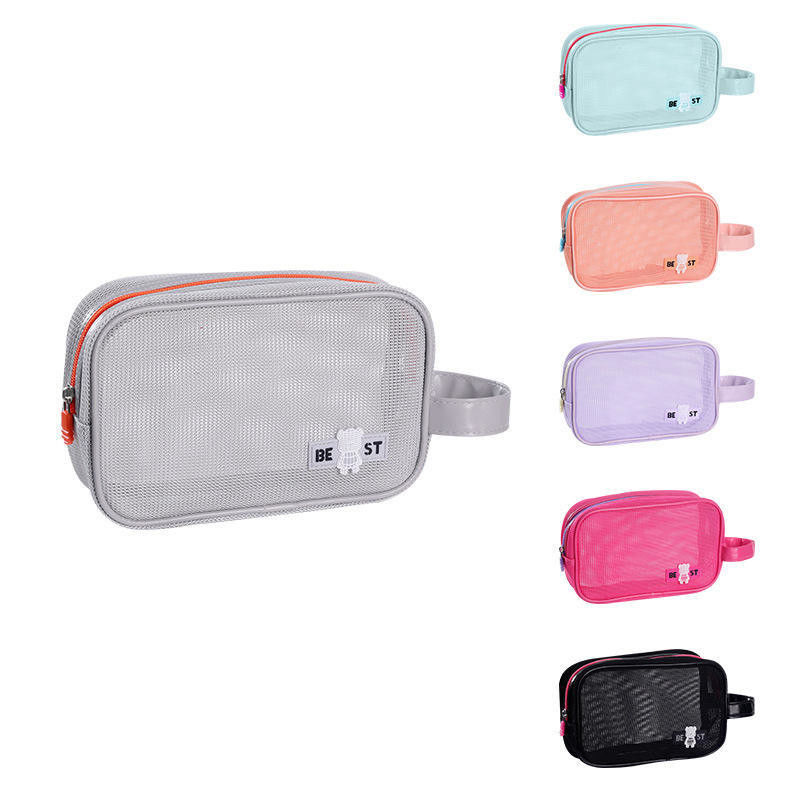 Polyester mesh strandtas voor zakenreizen en vakanties Het perfecte reisaccessoire