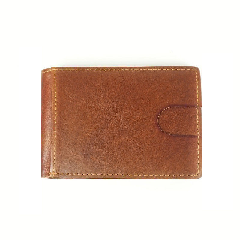 Nieuwste Modieuze 100% Echte Lederen Mensen Portemonnee Met Zip Munt Pocket En Aanpassen Logo