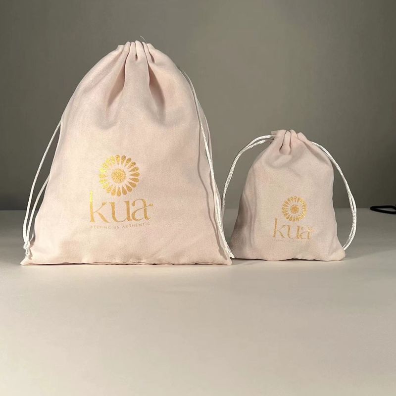 Gepersonaliseerde Microfiber Juwelen Verpakkingszak met Logo Gepersonaliseerde Logo Brief Patroon Type