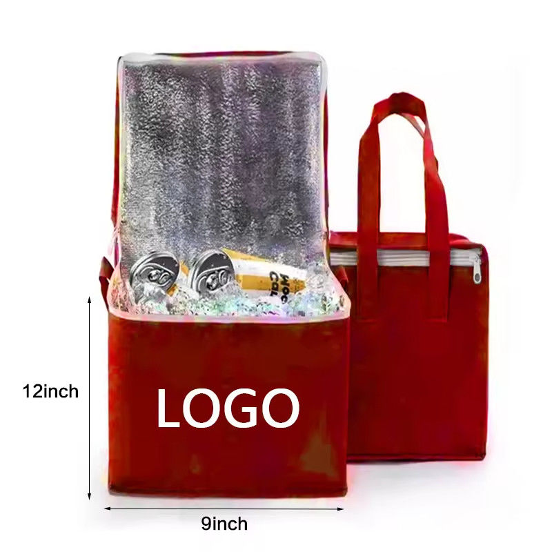 Custom Logo Soft-loop koeler zak voor geïsoleerde groente kruidenierswaren picknick bier en meer