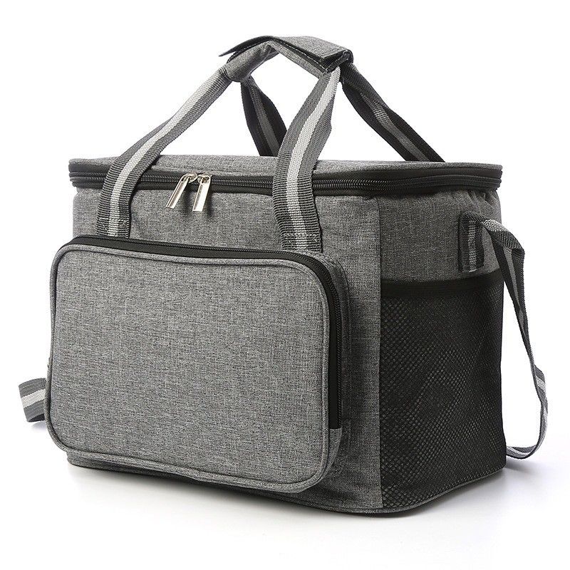Voedselbehoud Waterdicht Lining Geïsoleerd Vrouwenmaaltijd Voorbereiding Bento Lunch Bag Tote met Custom Logo Print