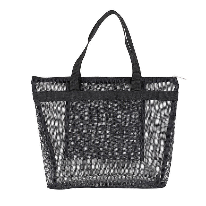 Tote Mesh Make-up Reisopslag Waszak Grote capaciteit Draagbare Multi-Pocket Beach Bag Zwemzak