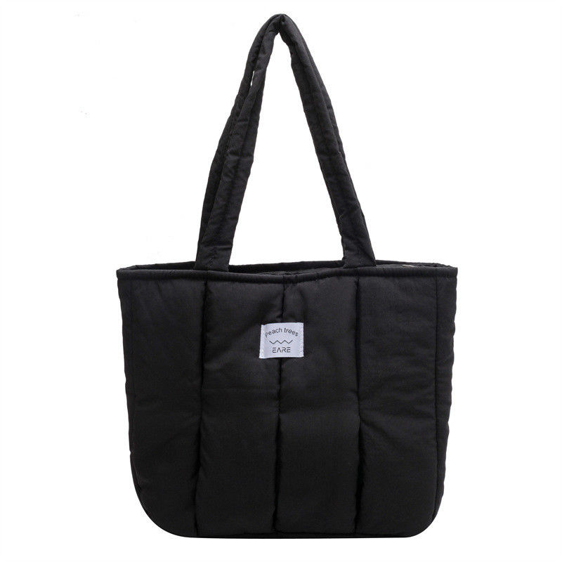 Persoonlijke Tote Bag voor vrouwen 2024 Winter Fashion Gecompliceerde Schoudertas Grote capaciteit