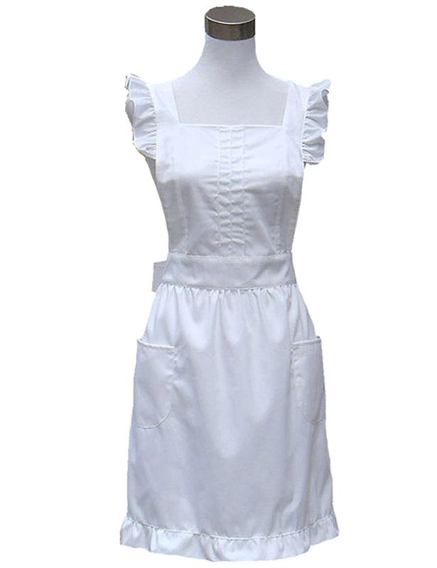 Schattige mooie retro keuken kookruimtes schort voor vrouwen meisjes aangepaste kleur