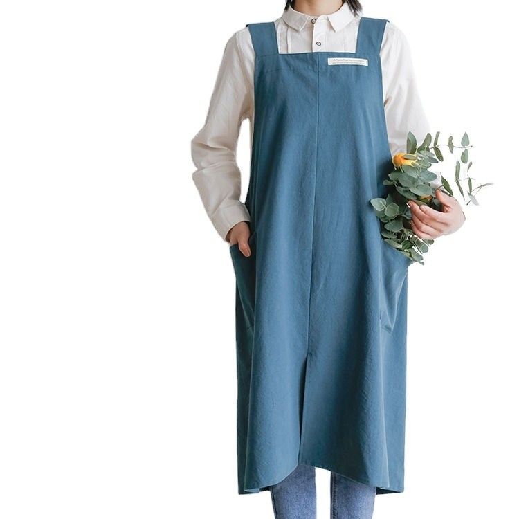 Winkelen voor Custom Logo Keuken Chef Kook Koffie Restaurants Cross Back Cotton Schort
