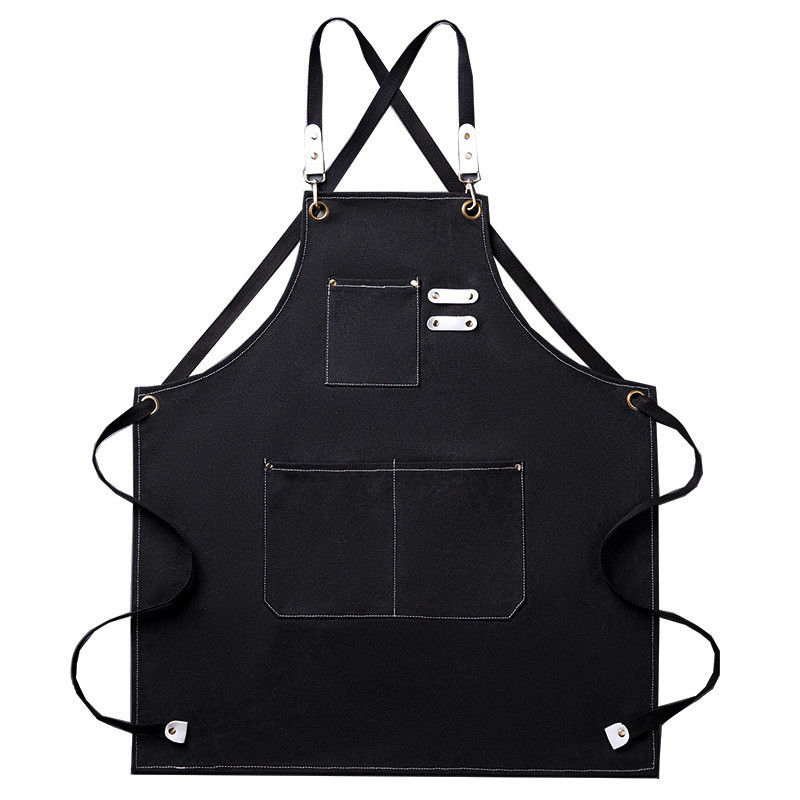 Uniform type serveerpersoneel Custom Canvas Chef Cotton Unisex Schort voor Keuken Bar Werk