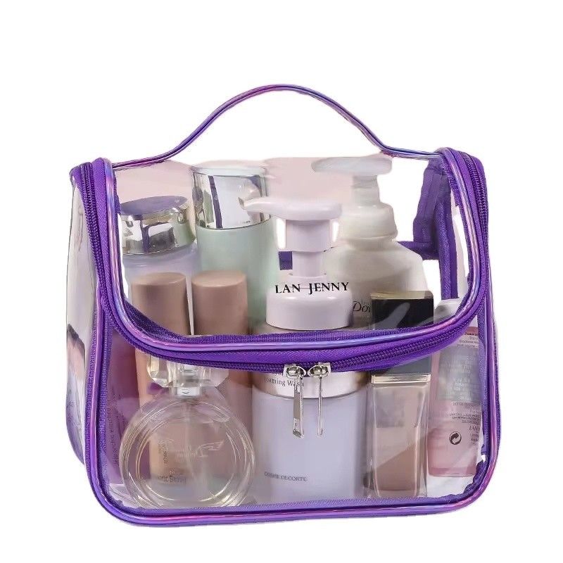 Winkelen Duidelijke Transparante schoonheid Reis Toiletten PVC Custom Cosmetische tas voor reizen