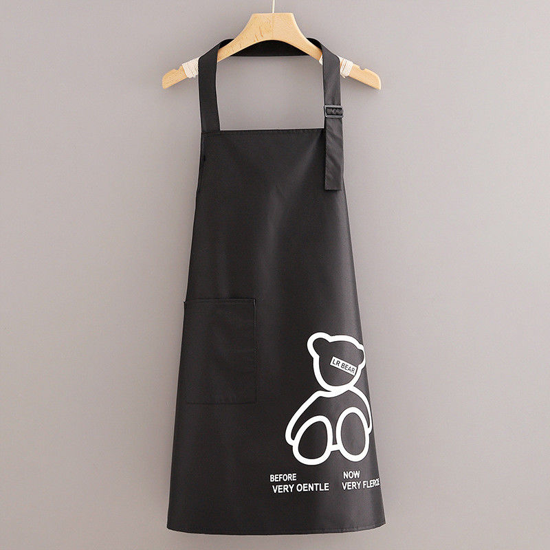 Artikeltype Mode Canvas Polyester Stof Dik katoenen schort voor Unisex Keuken