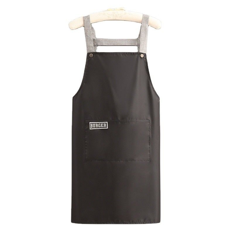 Custom logo katoen polyester chef koken schort voor het dagelijks leven in café's Restaurants Keuken