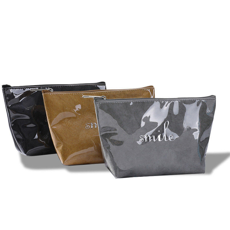 Custom Logo Print Zipper Storage Bag Luxe Commerciële Dupont Toilettenzak voor dagelijks gebruik