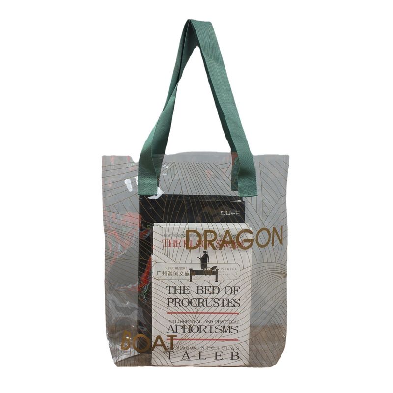 Nieuwste modieuze PVC Duffle Bag met logo rits voor winkelen en strand