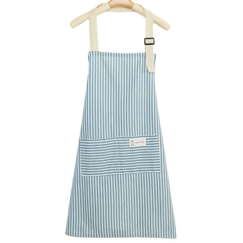 Aanpassen Keuken Schort Met Logo Katoenen Linnen Serveerpersoneel Uniform Voor Restaurant Bar