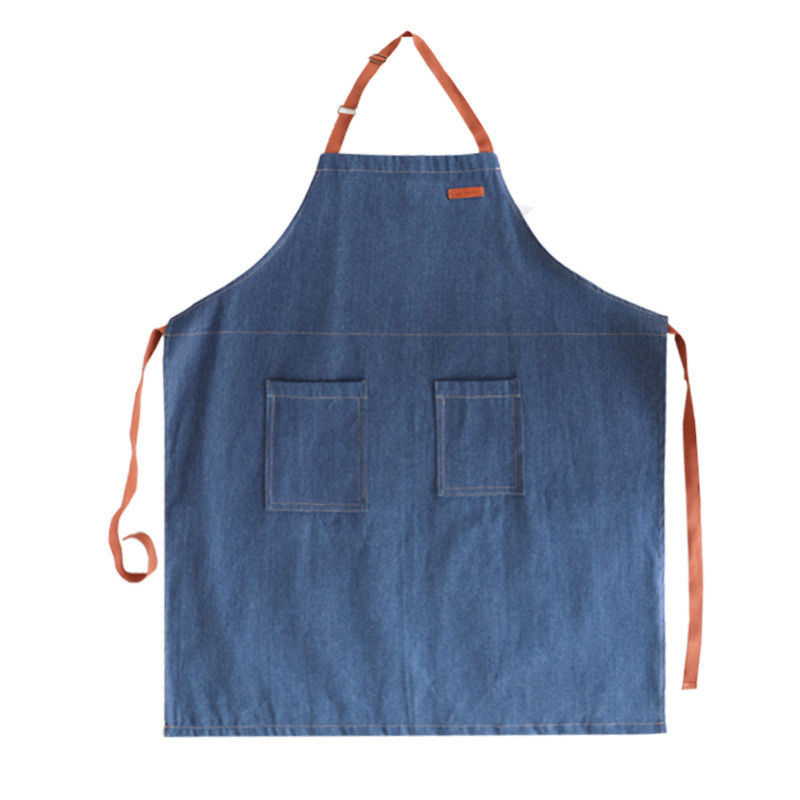 Waterbestendig denim schort OEM/ODM Acceptabel Machine Wasbaar voor Chef Keuken BBQ