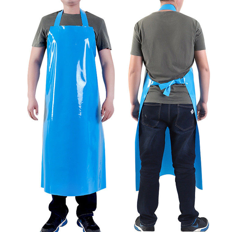 Restaurant Bar Custom Logo Gedrukt Waterdicht Plastic Rubber Vinyl Bib Las Slager TPU Schort