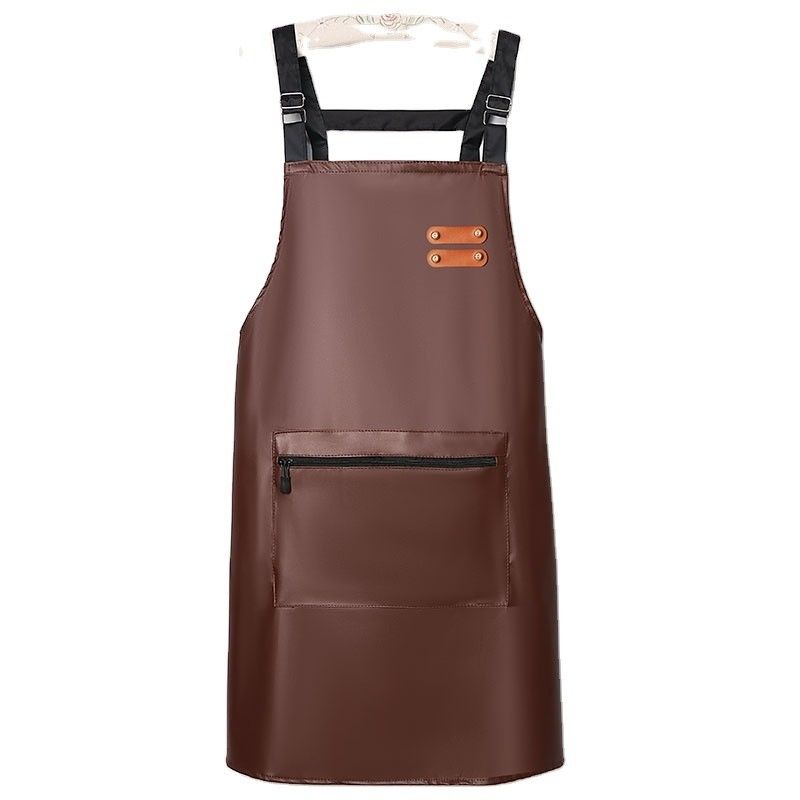 Custom Fashion Leather Chef Schort voor BBQ en Werktuigondersteuning 7 dagen Voorbeeld bestelling