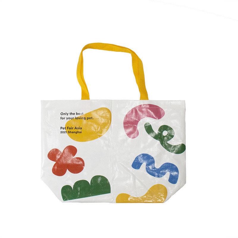Eco-vriendelijke PP-geweven zak met zwaar werk Custom Design Full Color Printing Gelamineerd