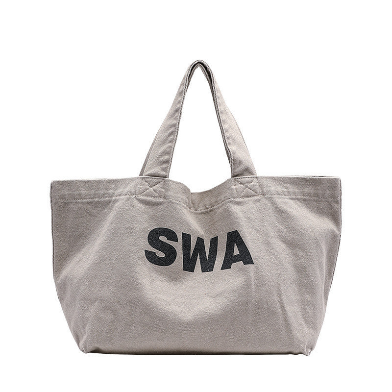 Milieuvriendelijke Custom Tote winkeltas met opvouwbaar ontwerp en afdrukpatroon