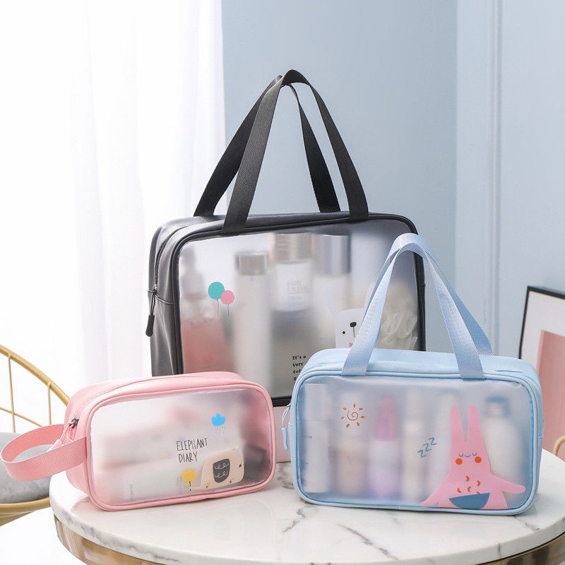 3pcs Duidelijke Cosmetische Tas Gepersonaliseerd Aanpassen Reistassen Brief Patroon Type
