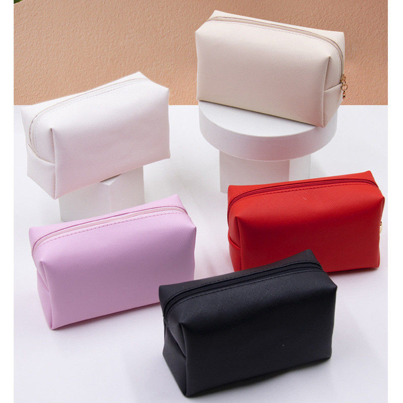 Gepersonaliseerd logo Draagbare reis schoonheid make-up tas met rits sluiting en gepersonaliseerd logo