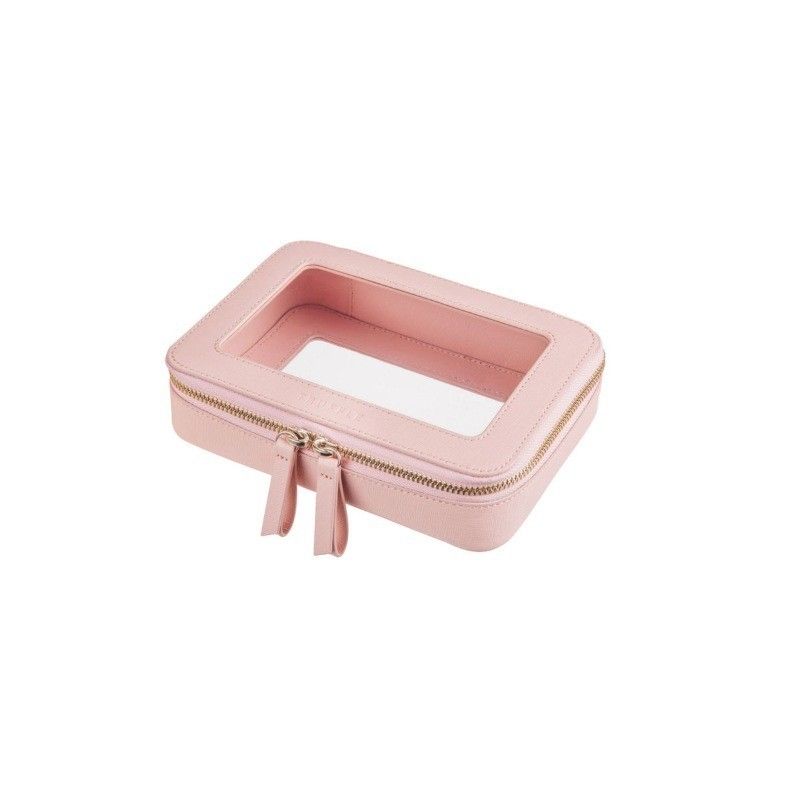 Roze huid cosmetische zak met aanvaardbaar OEM/ODM en solide patroon type