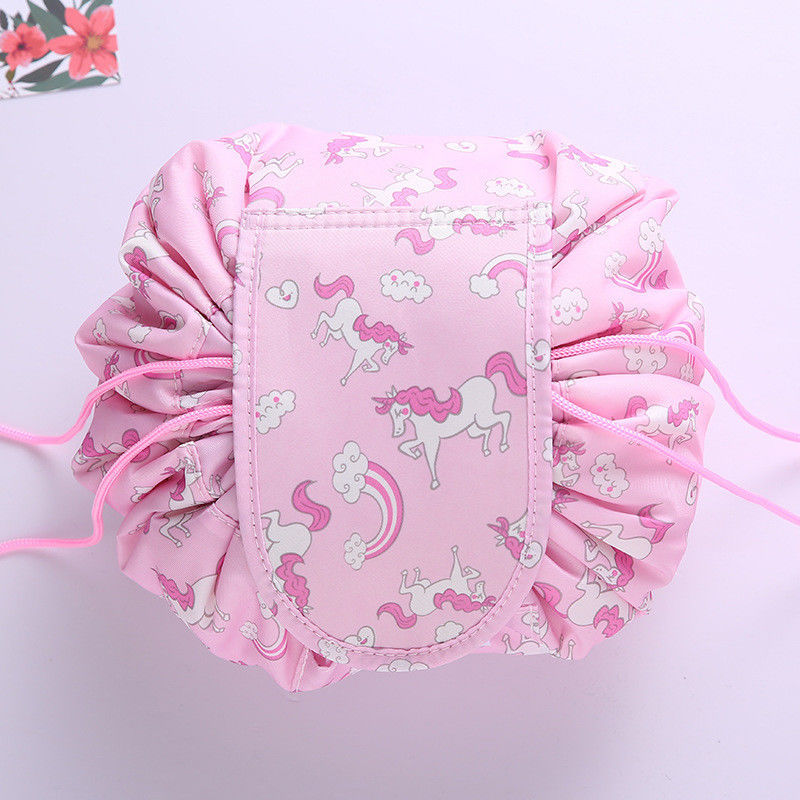 Unicorn Print Make-up Bag voor reizen zak met polyester materiaal en Unicorn Design