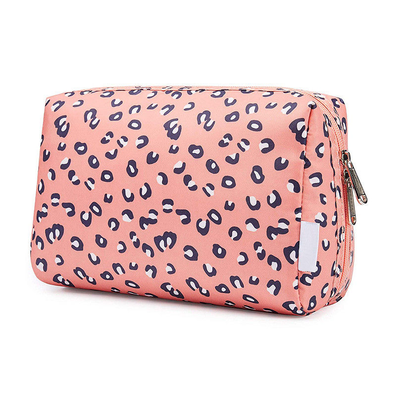 Op maat gemaakte recycled make-up bag case van polyester voor milieuvriendelijke schoonheidsorganisatie