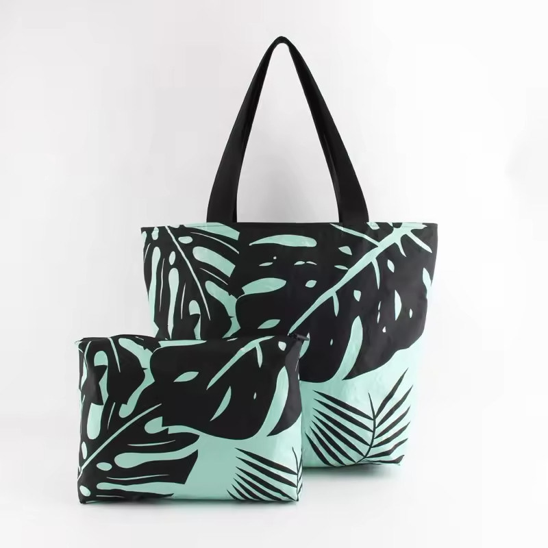 OEM/ODM Acceptabel Custom Logo Printed Dupont Tyvek Paper Shopping Bag Met Zipper