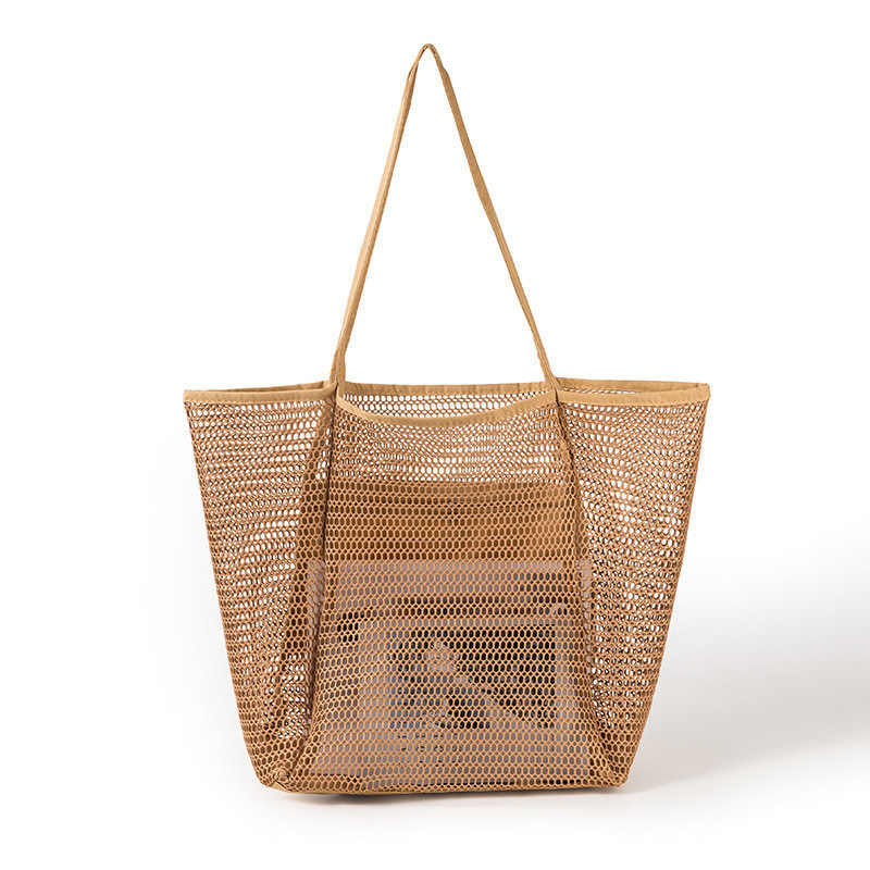 Handgemaakte One Shoulder Crochet Bag Weef Design voor Casual en Simple Beach Summer Look