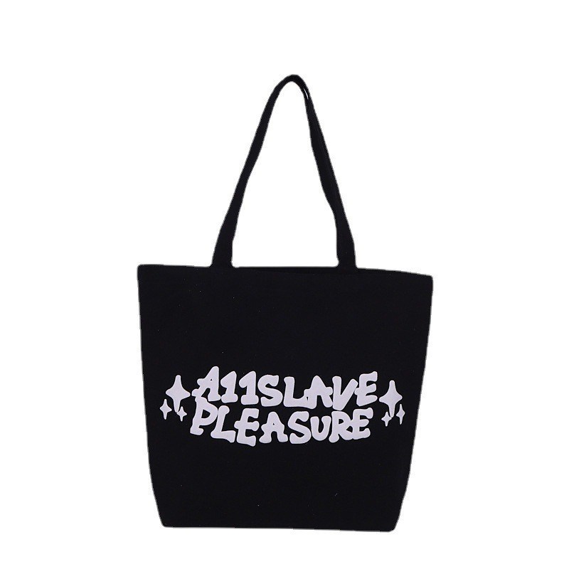 Custom Logo Accepted Canvas Shopping Bag De perfecte oplossing voor creatieve mode