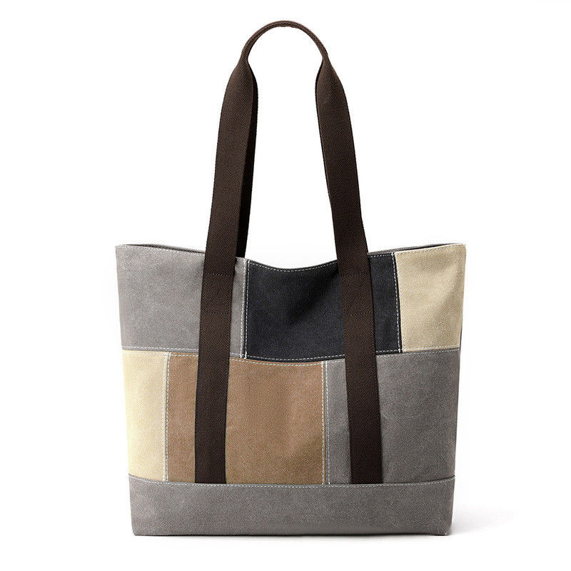 Vrouwen Modieus Canvas Tote Winkeltasjes met Custom Logo en Custom Kleur