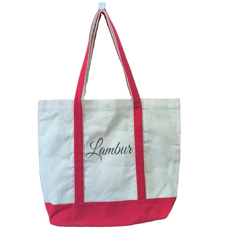 Eco-vriendelijk Custom Logo Canvas Shopping Tote Bag voor herbruikbaar Eco-vriendelijk winkelen