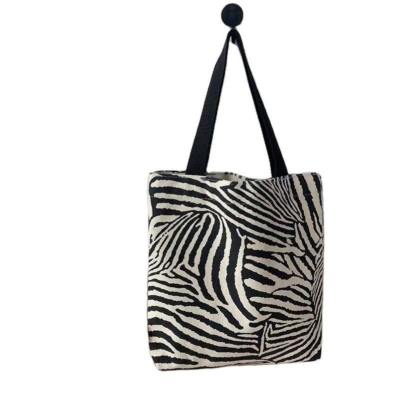 Custom Printed Canvas Tote Bag voor Eco Recycled Shopping Nieuwste modieuze stijl