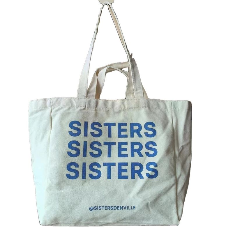 Herbruikbare op maat gedrukte eco recycled plain biologische katoen doek tote zak met logo