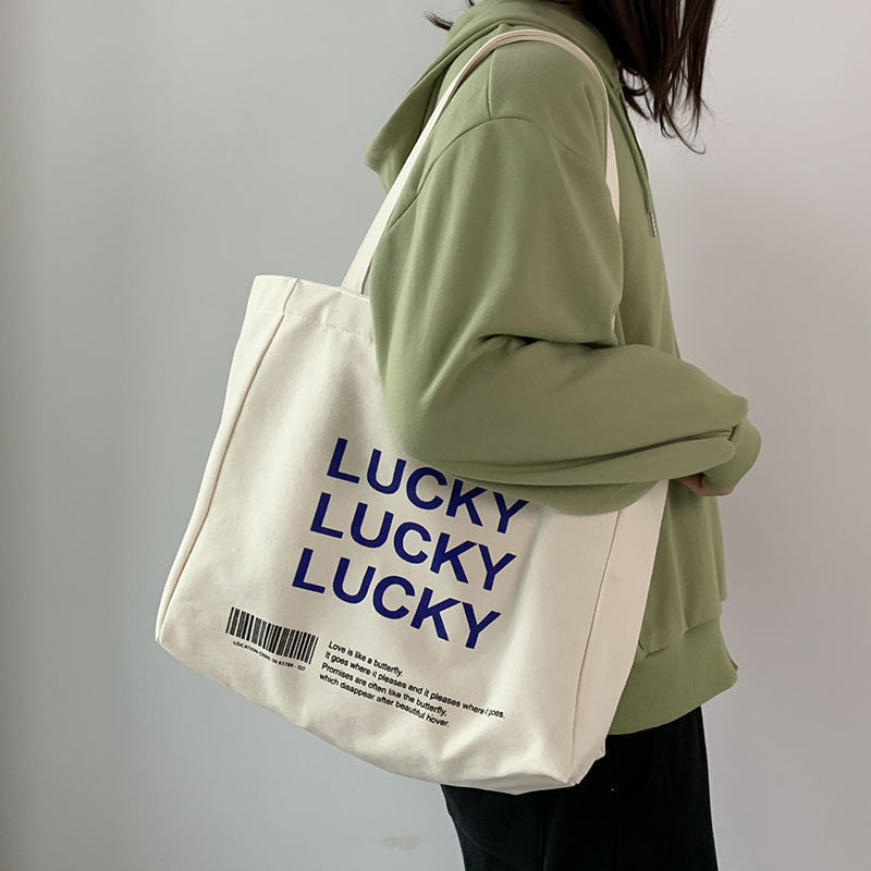 Aanvaardbaar OEM/ODM Custom Print Logo Herbruikbaar Winkelen Cotton Canvas Tote Bag