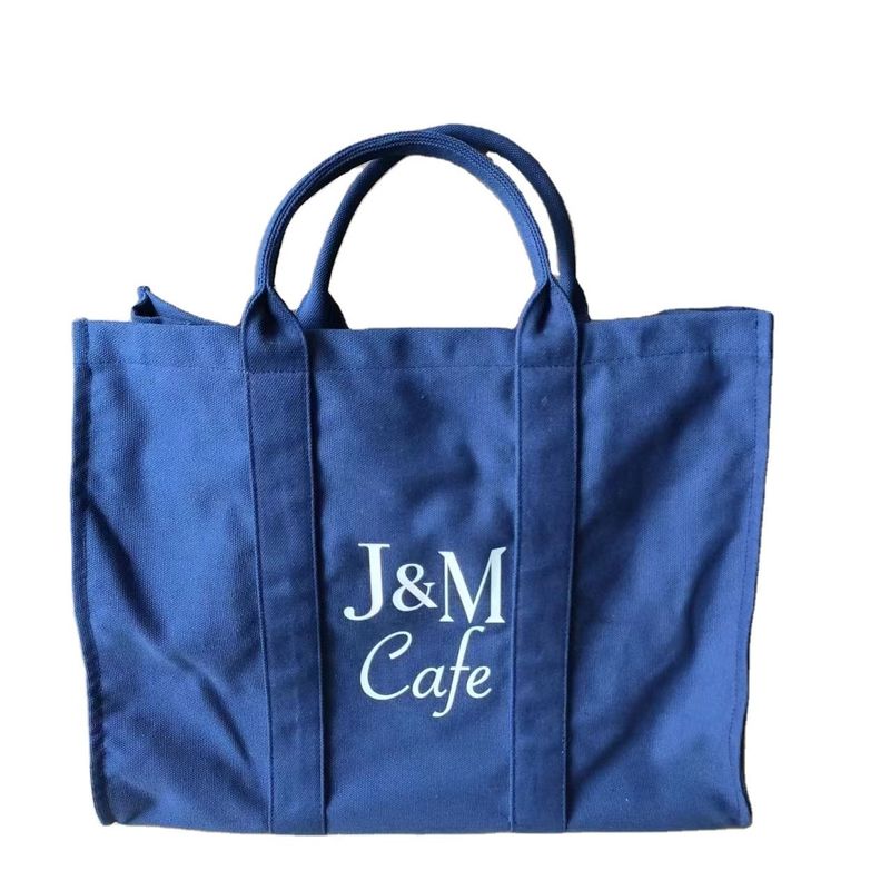 Custom Logo Canvas Bag Grote capaciteit Single Shoulder Tote voor winkelen Middelgrote