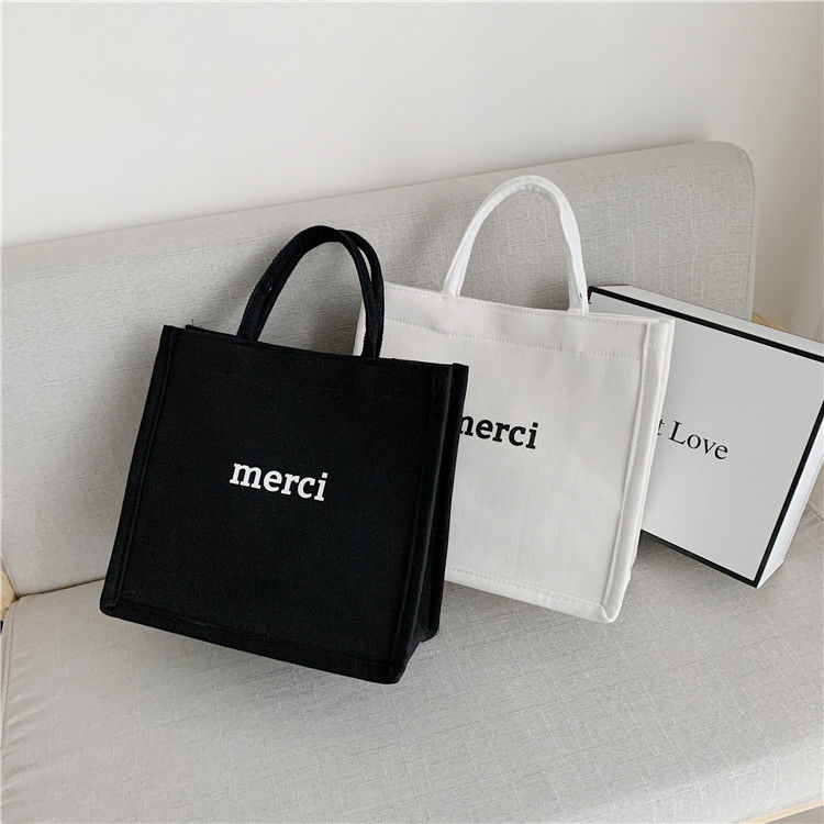 Custom Eco Shopping Bag Canvas Boodschappenzak Cotton Tote Gift Bag met grote capaciteit