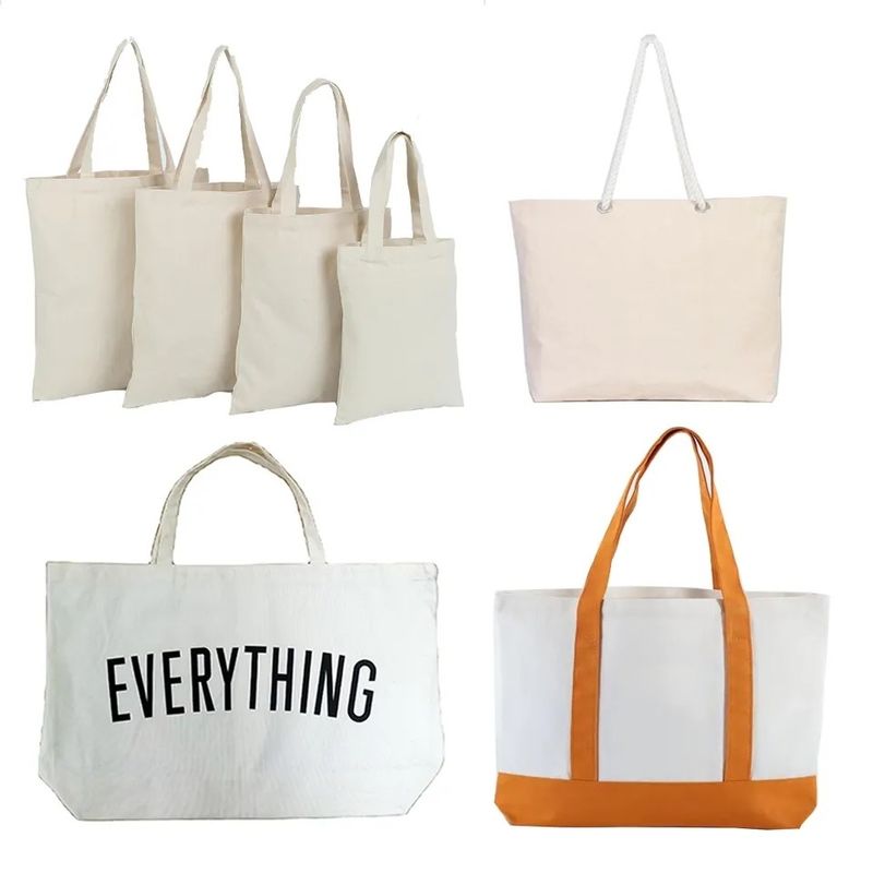 Gepersonaliseerde Eco Bag Custom Eco Pattern Bags gerecycled gekleurde 100% katoenen zak Canvas Tote