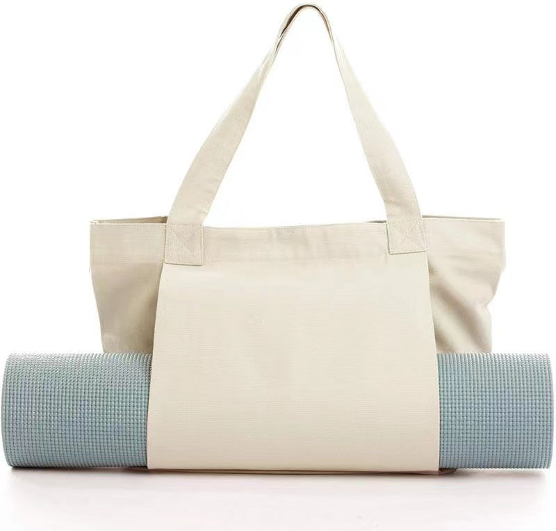 Gepersonaliseerde kleur Eco Friendly Cotton Canvas Yoga Mat Bag voor Eco Conscious Yogis
