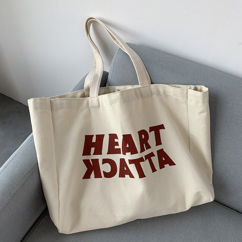 2022 Fashion Custom Women Canvas Tote Bag voor het winkelen met milieuvriendelijk materiaal