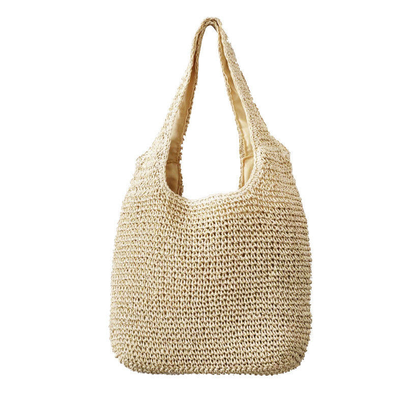 2022 Summer Raffia Handbag Bohemian Style Acceptabel OEM/ODM Woven Weave Straw Beach Bag