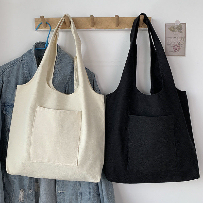 Custom Logo Canvas Winkelwagen Organic Cotton Tote Bag en nieuwste mode stijl