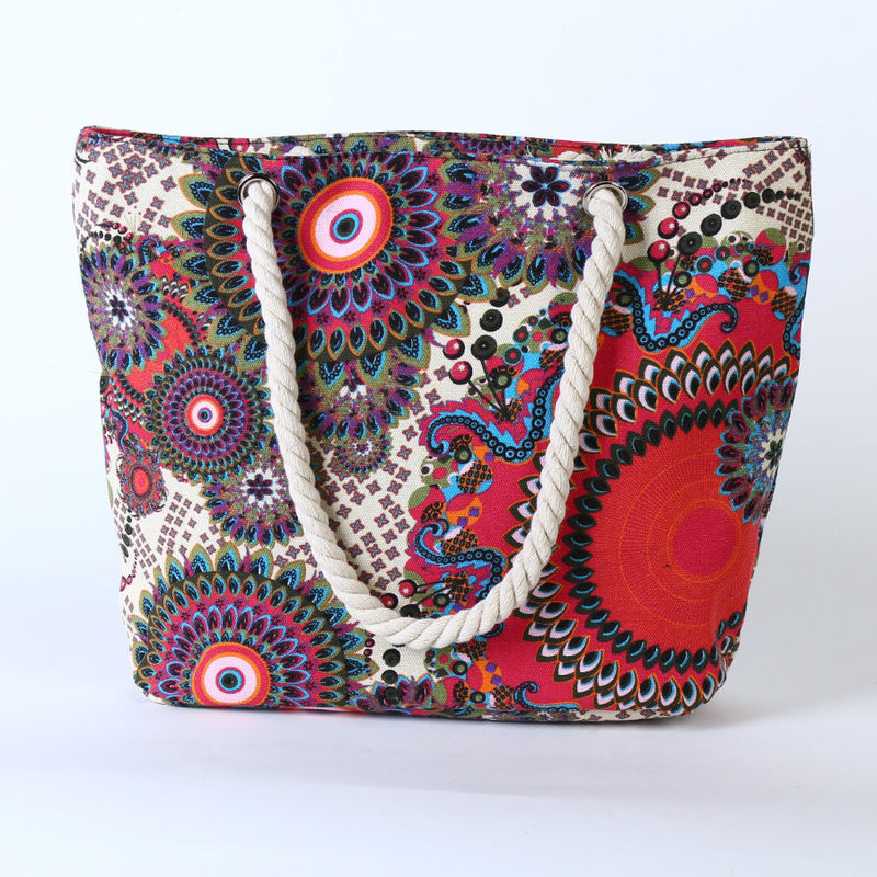 Custom full print katoenen doek Tote Bag voor dagelijkse benodigdheden en meer